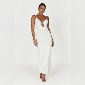 Meshki Pointelle Knit Maxi Dress